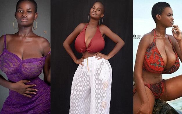 Meet Ghanaian Model Who Became Famous For Having Biggest Breasts