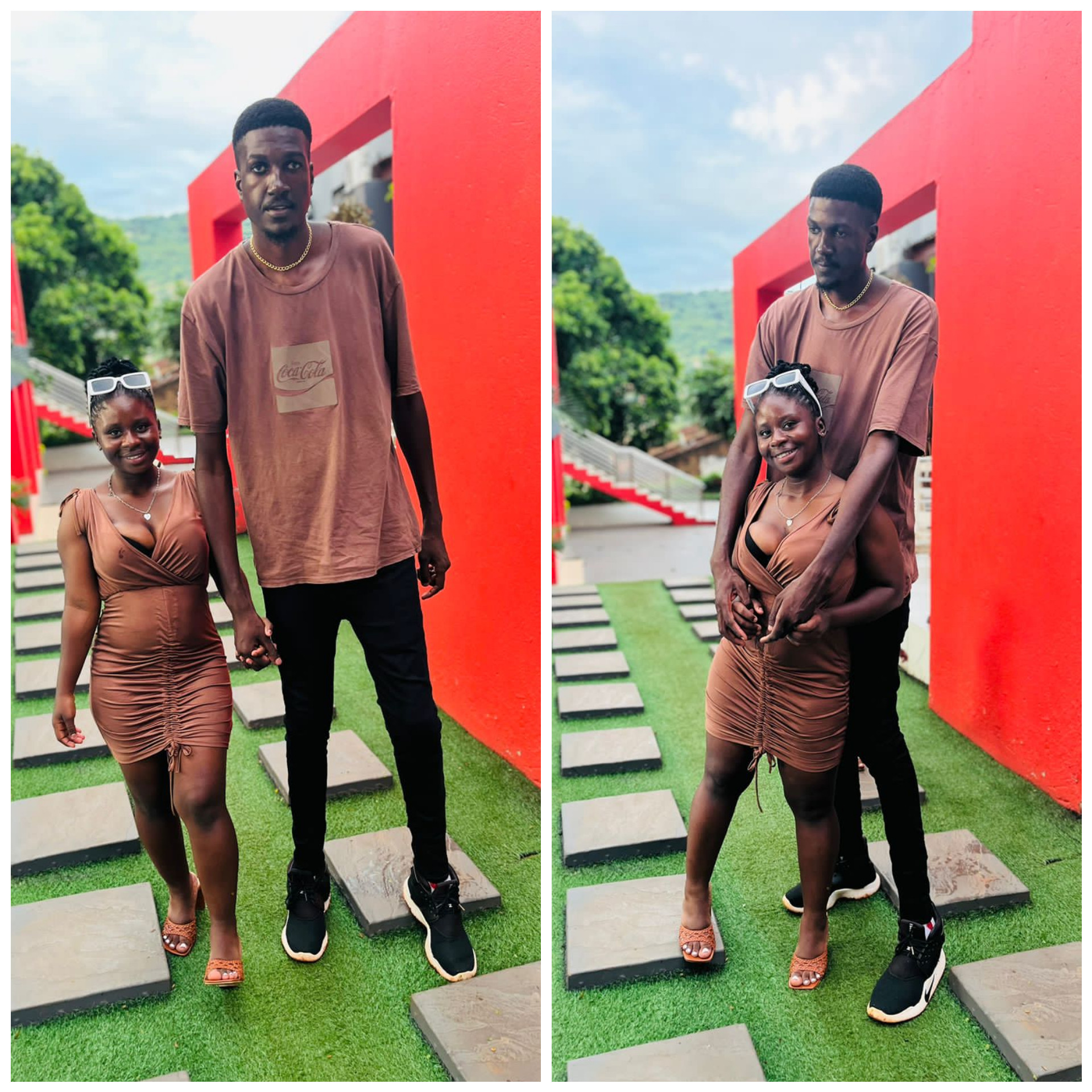 Tallest man in South Africa and his girlfriend celebrate their love (See  Photos) - Face of Malawi